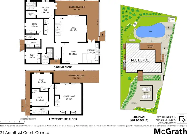 Floorplan of Homely house listing, 24 Amethyst Court, Carrara QLD 4211