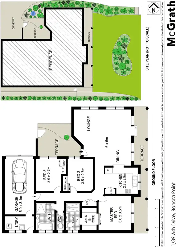 Floorplan of Homely house listing, 1/39 Ash Drive, Banora Point NSW 2486