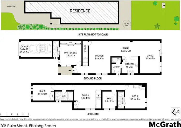 Floorplan of Homely townhouse listing, 20B Palm Street, Ettalong Beach NSW 2257