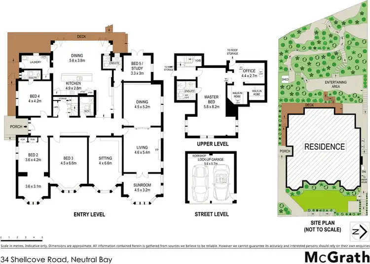 Floorplan of Homely house listing, 34 Shellcove Road, Neutral Bay NSW 2089