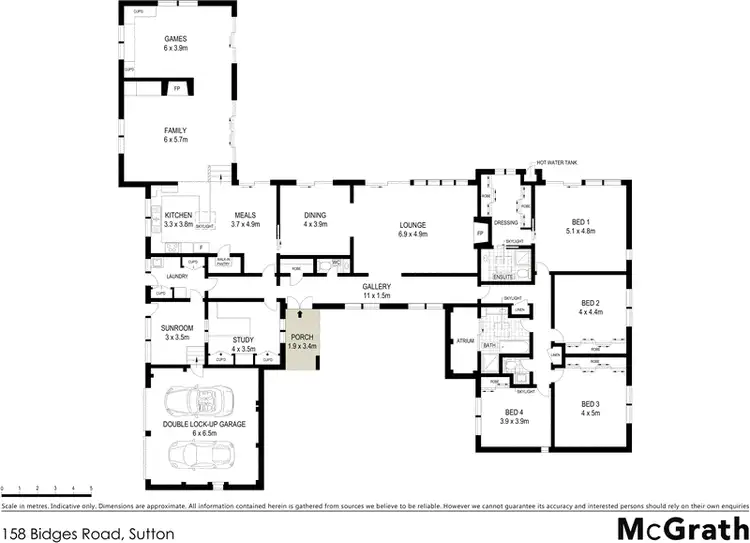Floorplan of Homely rural property listing, 158 Bidges Road, Sutton NSW 2620