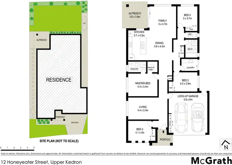 Floorplan of Homely house listing, 12 Honeyeater Street, Upper Kedron QLD 4055