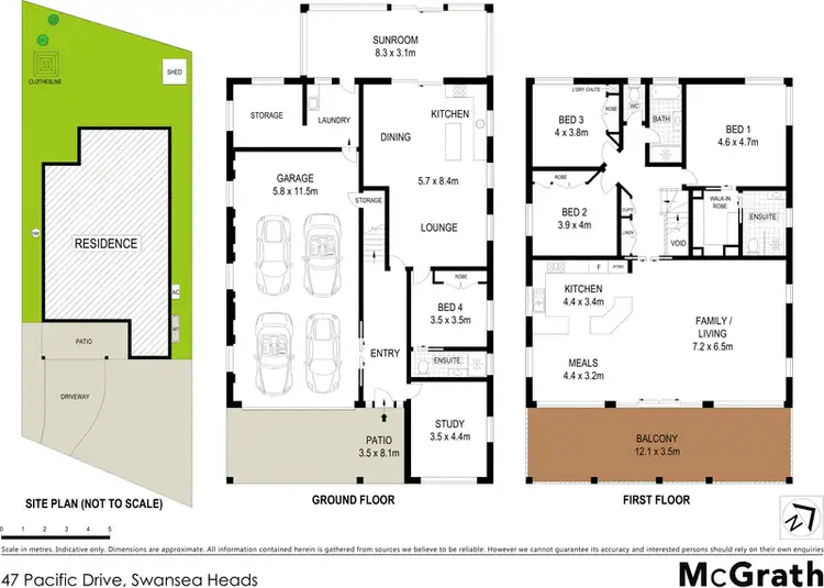 Floorplan of Homely house listing, 47 Pacific Drive, Swansea Heads NSW 2281