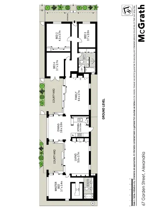 Floorplan of Homely house listing, 67 Garden Street, Alexandria NSW 2015