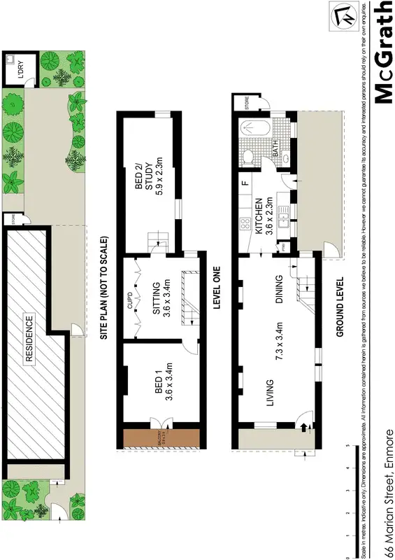Floorplan of Homely house listing, 66 Marian Street, Enmore NSW 2042