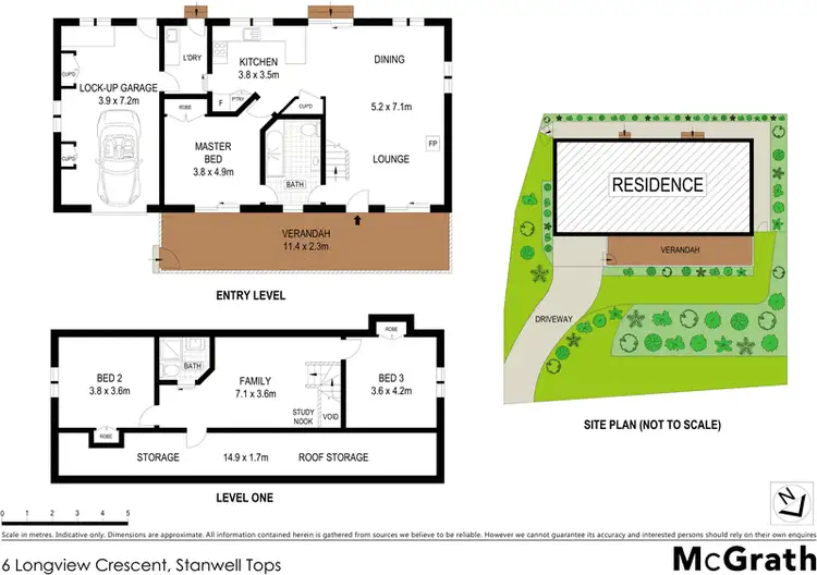 Floorplan of Homely house listing, 6 Longview Crescent, Stanwell Tops NSW 2508