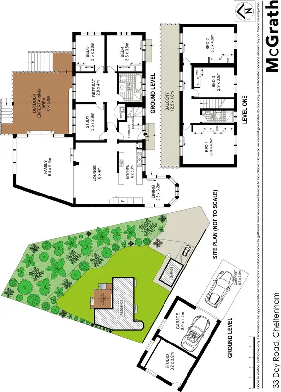 Floorplan of Homely house listing, 33 Day Road, Cheltenham NSW 2119