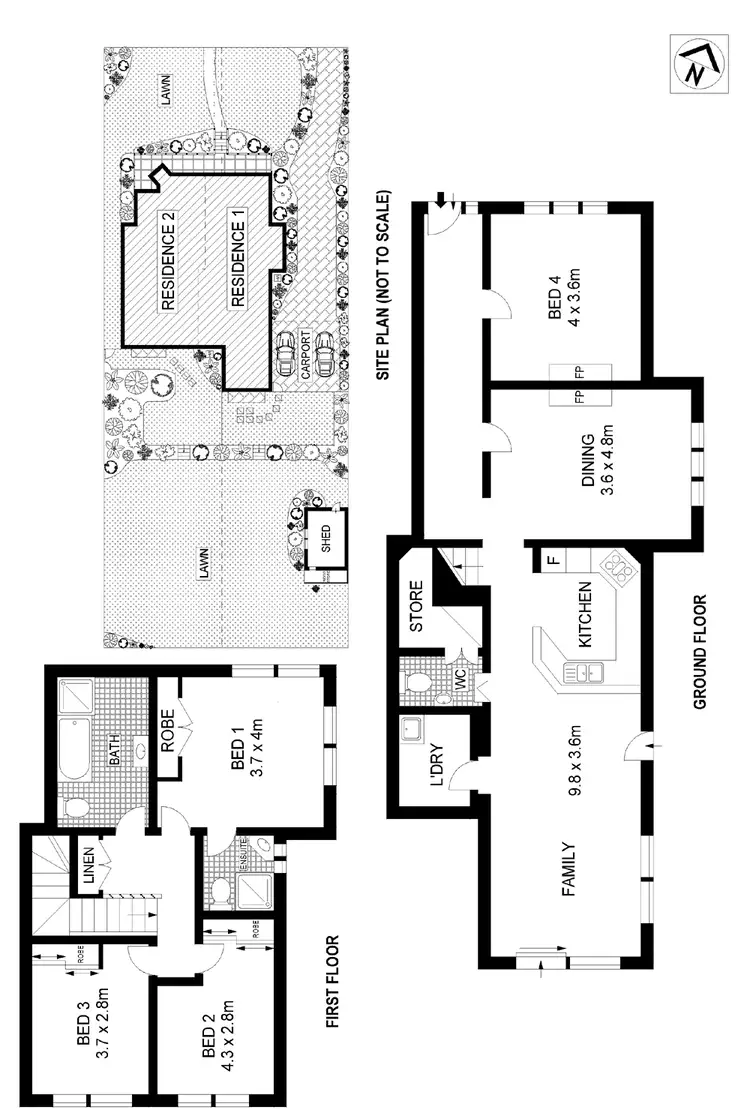 Floorplan of Homely house listing, 1/23 Second Avenue, Eastwood NSW 2122