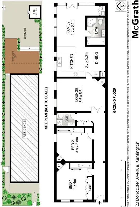 Floorplan of Homely house listing, 20 Doncaster Avenue, Kensington NSW 2033