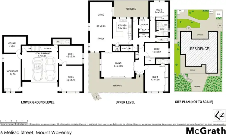 Floorplan of Homely house listing, 6 Melissa Street, Mount Waverley VIC 3149