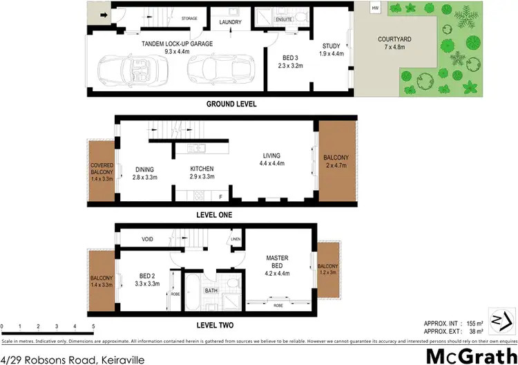 Floorplan of Homely townhouse listing, 4/29 Robsons Road, Keiraville NSW 2500