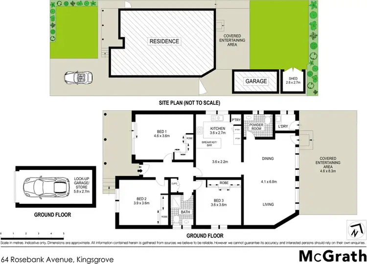 Floorplan of Homely house listing, 64 Rosebank Avenue, Kingsgrove NSW 2208