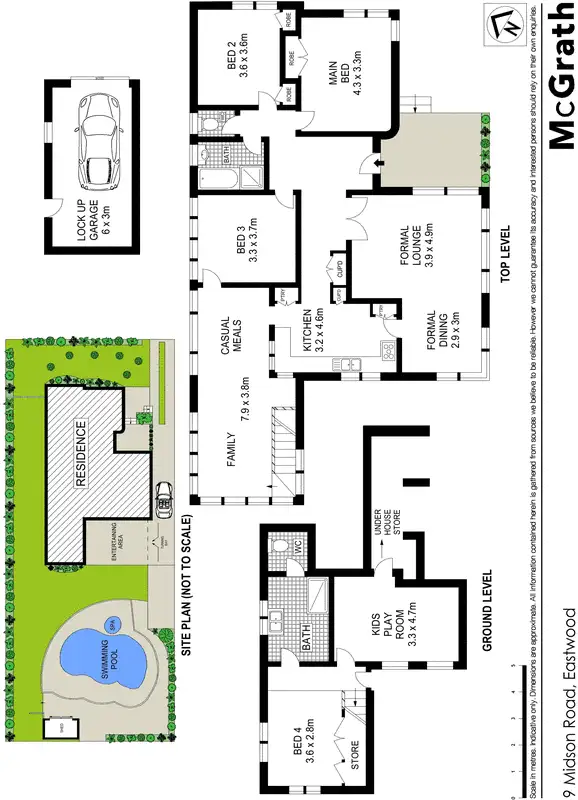 Floorplan of Homely house listing, 9 Midson Road, Eastwood NSW 2122