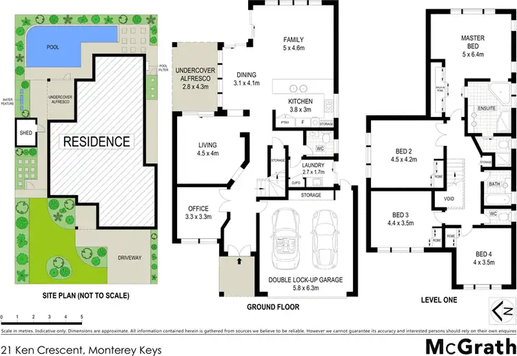 Floorplan of Homely house listing, 21 Ken Crescent, Monterey Keys QLD 4212