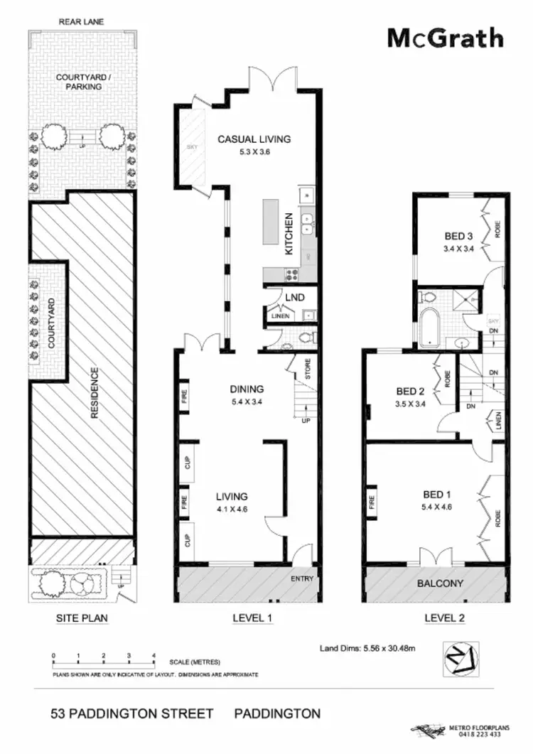 Floorplan of Homely house listing, 53 Paddington Street, Paddington NSW 2021