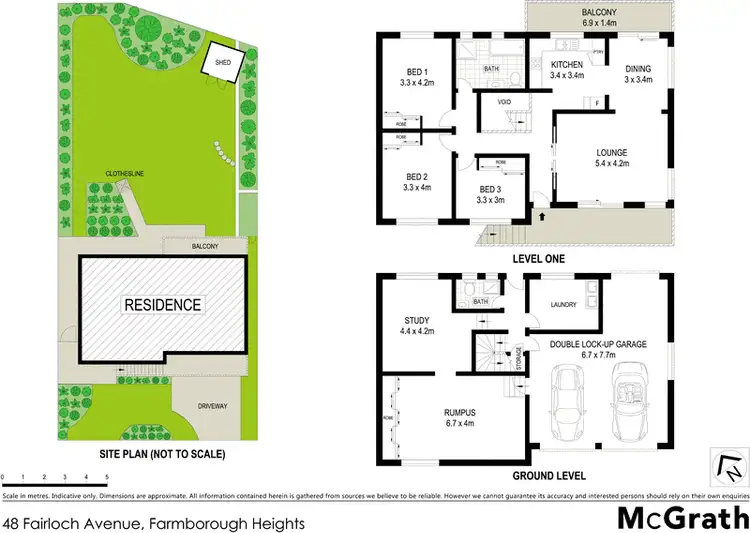 Floorplan of Homely house listing, 48 Fairloch Avenue, Farmborough Heights NSW 2526