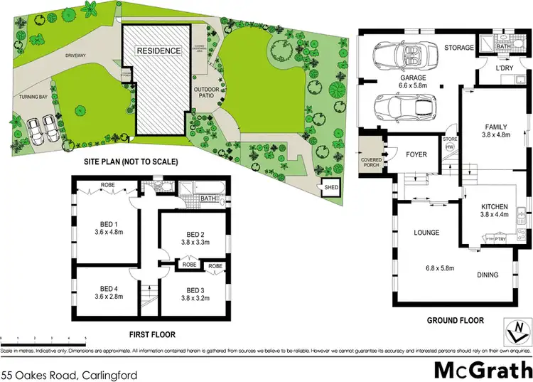 Floorplan of Homely house listing, 55 Oakes Road, Carlingford NSW 2118