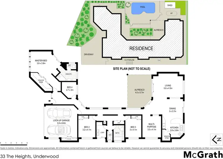 Floorplan of Homely house listing, 33 The Heights, Underwood QLD 4119