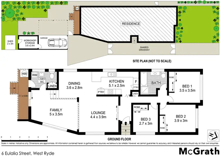 Floorplan of Homely house listing, 6 Eulalia Street, West Ryde NSW 2114