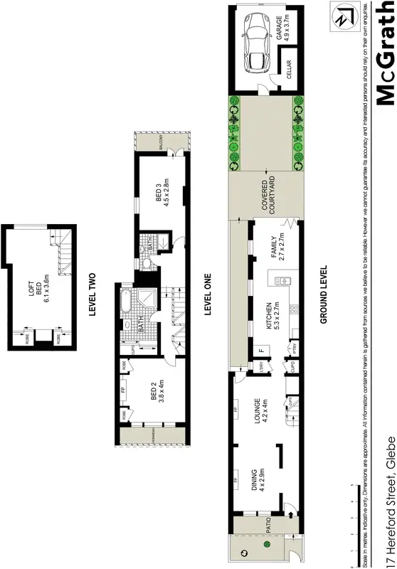 Floorplan of Homely house listing, 17 Hereford Street, Glebe NSW 2037