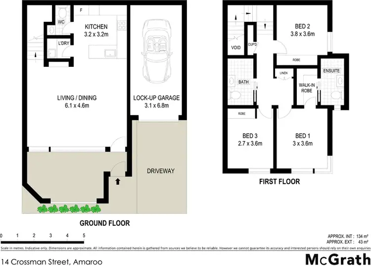 Floorplan of Homely house listing, 14 Crossman Street, Amaroo ACT 2914