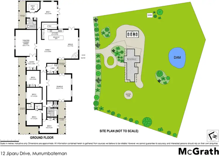 Floorplan of Homely rural property listing, 12 Jiparu Drive, Murrumbateman NSW 2582