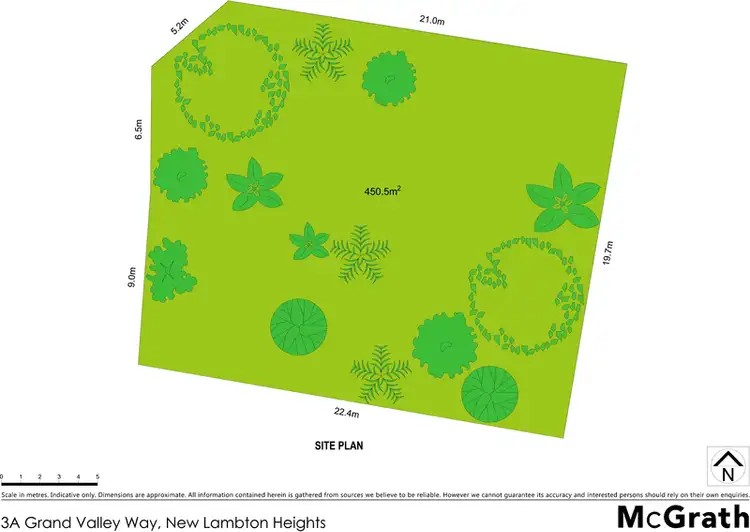 Floorplan of Homely land listing, 3A Grand Valley Way, New Lambton Heights NSW 2305