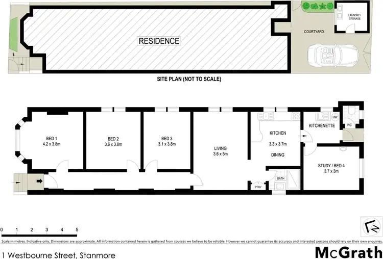 Floorplan of Homely house listing, 1 Westbourne Street, Stanmore NSW 2048