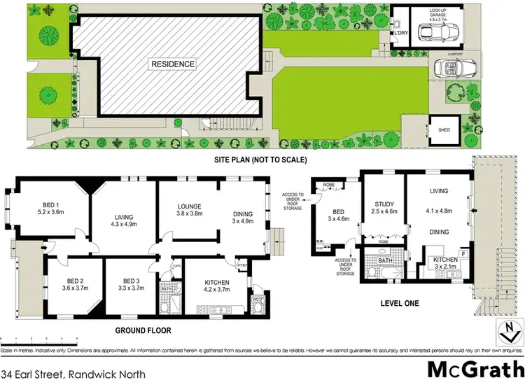 Floorplan of Homely house listing, 34 Earl Street, Randwick NSW 2031