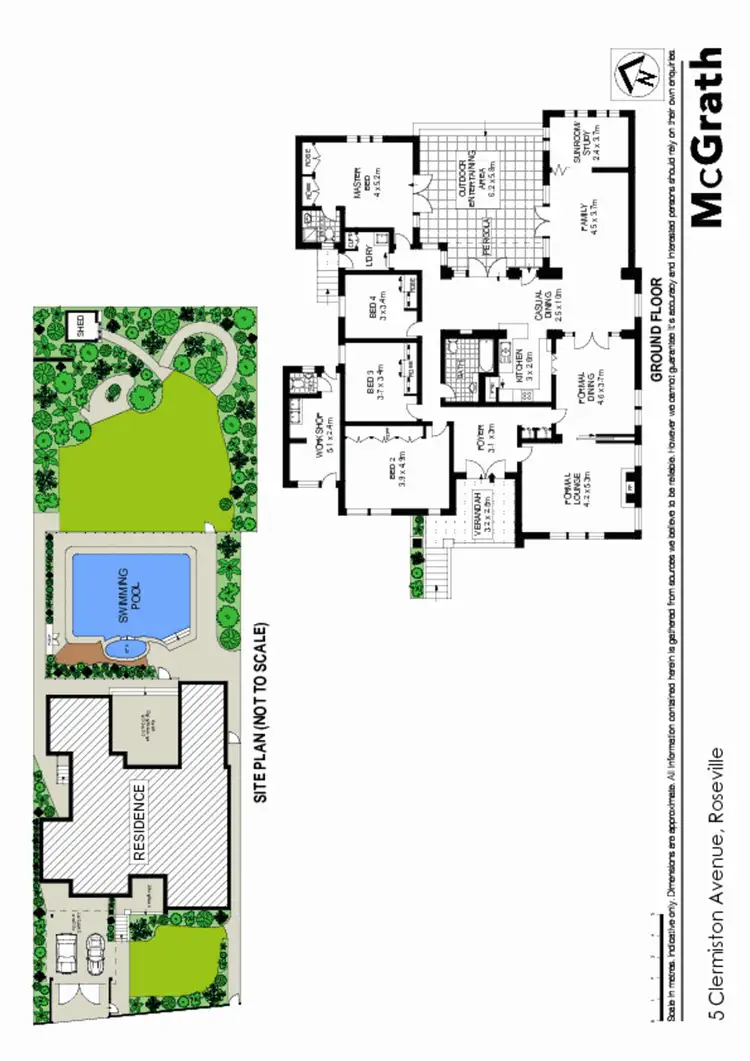 Floorplan of Homely house listing, 5 Clermiston Avenue, Roseville NSW 2069