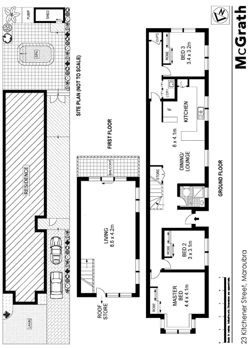Floorplan of Homely house listing, 23 Kitchener Street, Maroubra NSW 2035