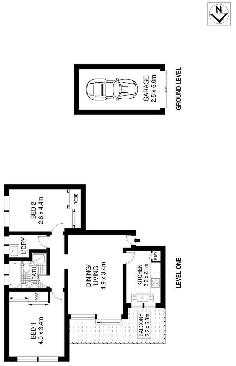 Floorplan of Homely apartment listing, 21/81 Avoca Street, Randwick NSW 2031