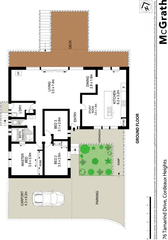 Floorplan of Homely house listing, 76 Tamarind Drive, Cordeaux Heights NSW 2526