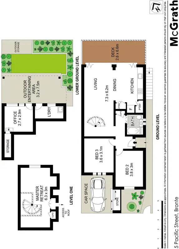 Floorplan of Homely house listing, 5 Pacific Street, Bronte NSW 2024