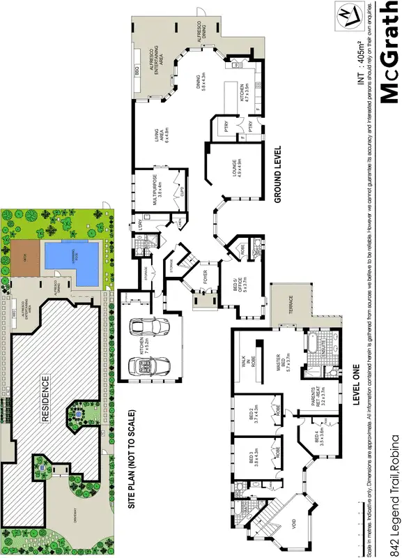 Floorplan of Homely house listing, 842 Legend Trail, Robina QLD 4226