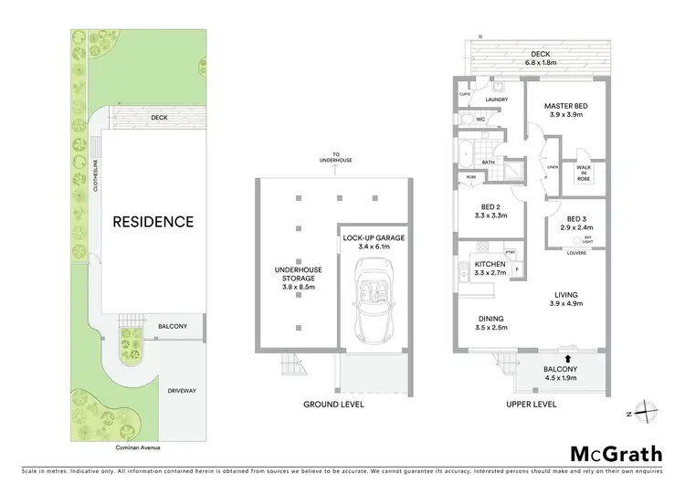 Floorplan of Homely semi-detached listing, 1/38 Cominan Avenue, Banora Point NSW 2486