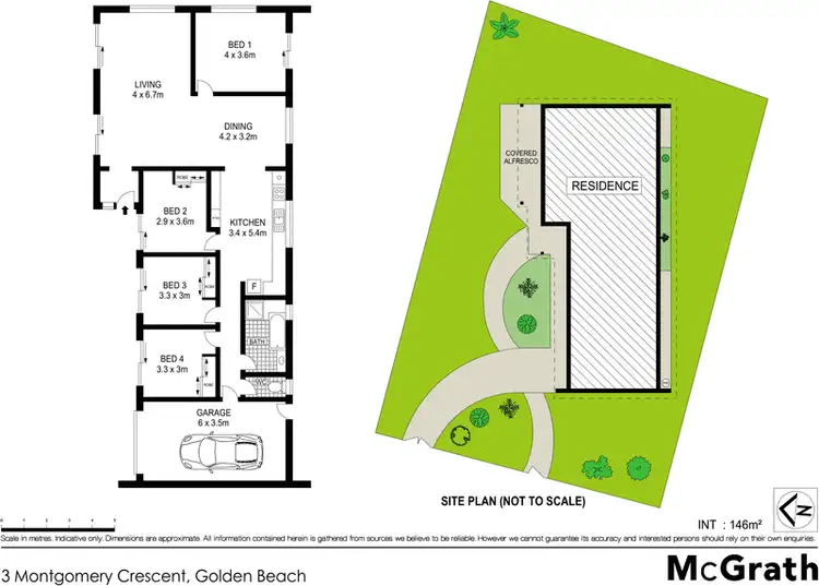 Floorplan of Homely house listing, 3 Montgomery Crescent, Golden Beach QLD 4551