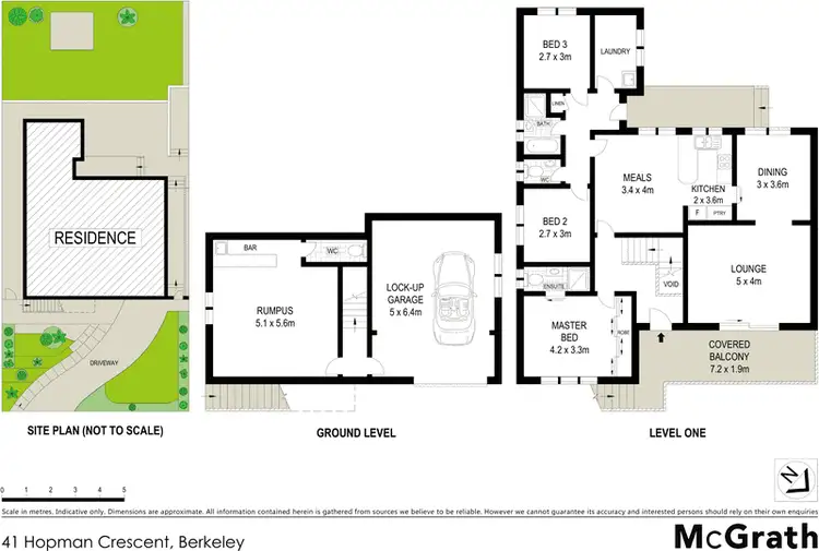 Floorplan of Homely house listing, 41 Hopman Crescent, Berkeley NSW 2506