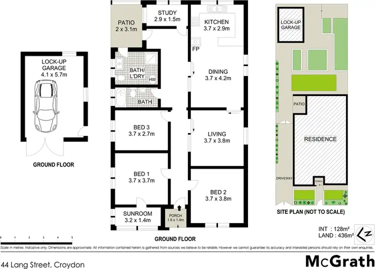 Floorplan of Homely house listing, 44 Lang Street, Croydon NSW 2132