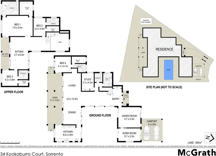 Floorplan of Homely house listing, 34 Kookaburra Court, Sorrento QLD 4217