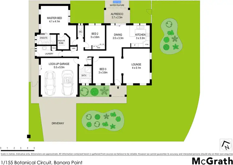 Floorplan of Homely house listing, 1/155 Botanical Circuit, Banora Point NSW 2486