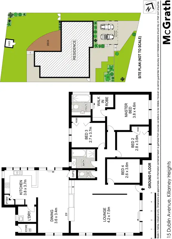 Floorplan of Homely house listing, 15 Dublin Avenue, Killarney Heights NSW 2087