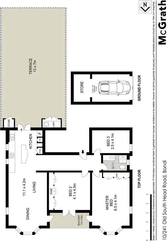 Floorplan of Homely apartment listing, 10/241 Old South Head Road, Bondi NSW 2026