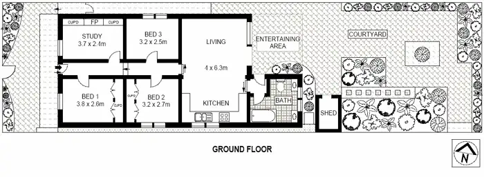 Floorplan of Homely house listing, 86 Garden Street, Alexandria NSW 2015