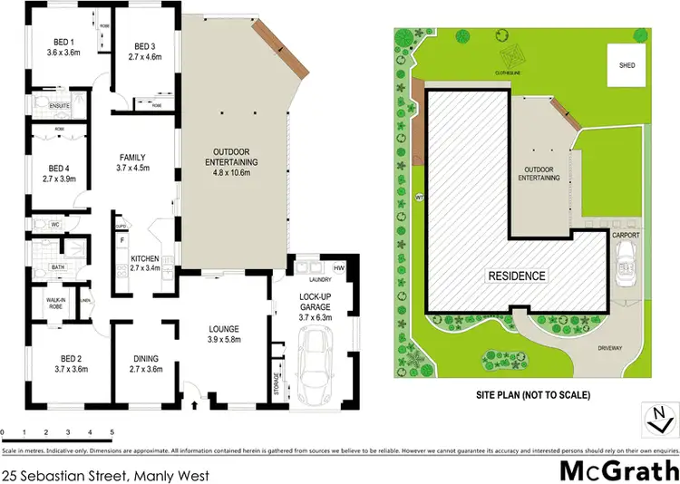 Floorplan of Homely house listing, 25 Sebastian Street, Manly West QLD 4179