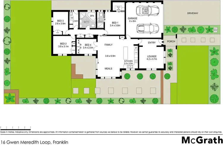 Floorplan of Homely house listing, 16 Gwen Meredith Loop, Franklin ACT 2913