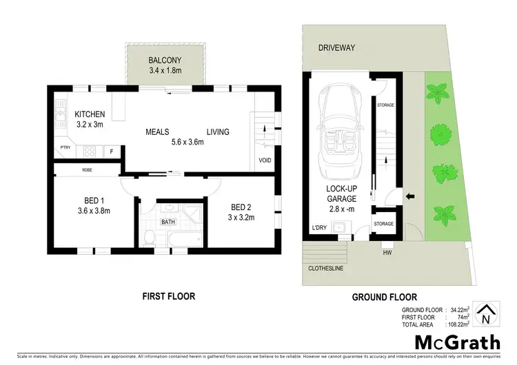 Floorplan of Homely apartment listing, 1 Nimbera Street, Harrison ACT 2914