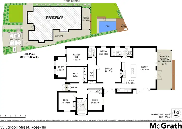 Floorplan of Homely house listing, 33 Barcoo Street, Roseville NSW 2069