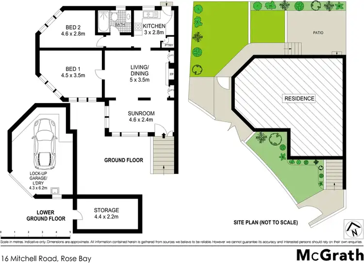 Floorplan of Homely house listing, 16 Mitchell Road, Rose Bay NSW 2029