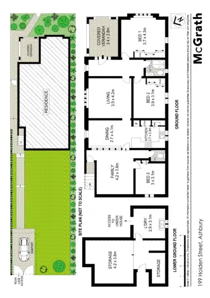 Floorplan of Homely house listing, 199 Holden Street, Ashbury NSW 2193